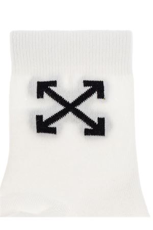 calzini in cotone bianco OFF WHITE KIDS | OBRA004C99KNI0010110